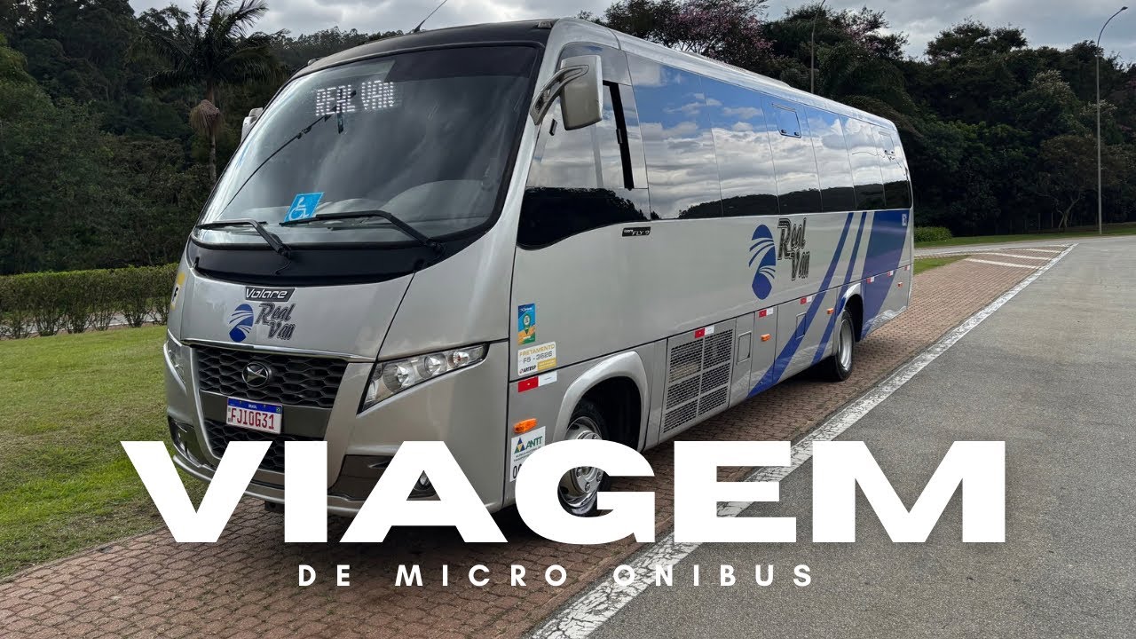 Nossa viagem no micro-ônibus Volare! 🚌💨