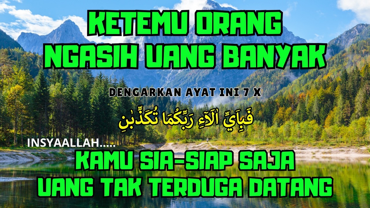 AYAT KEAJAIBAN LANGIT – REZEKI DATANG TAK TERDUGA DALAM HITUNGAN HARI