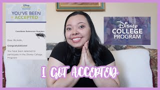 I GOT ACCEPTED INTO THE DISNEY COLLEGE PROGRAM! DCP TAG! FALL 2022!