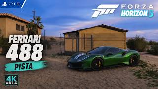 Forza Horizon 5 - Ferrari 488 Pista 720HP Supercar Racing Game Gameplay PS5