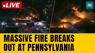 Live: Massive fire breaks out at Pennsylvania aerospace manufacturer | N18G