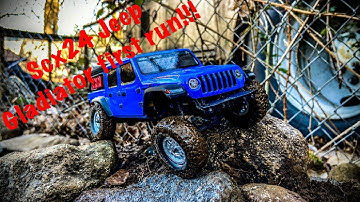 Axial Scx24 Jeep Gladiator First Run!