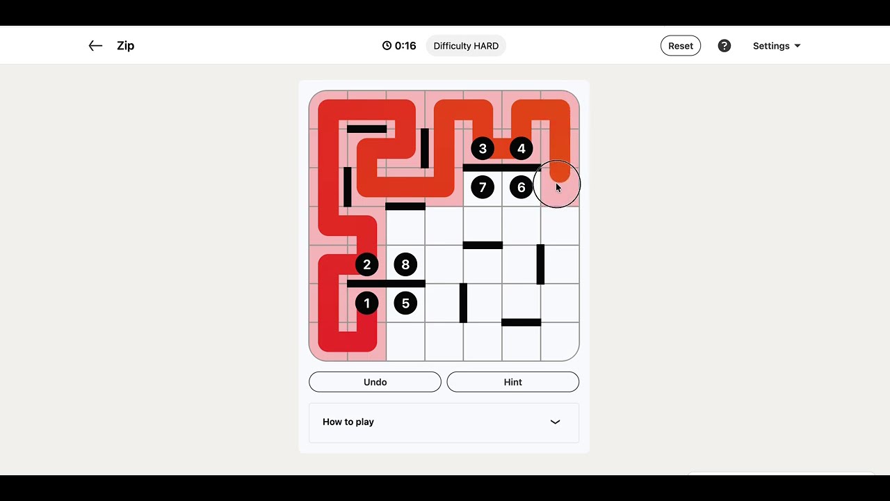 LinkedIn Zip Answer Today | 21 June 2026 - Puzzle #461
