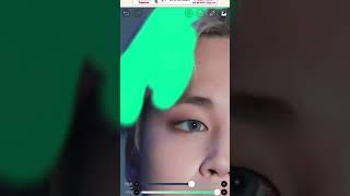 B T S Jimin With Green Mint Hair Color Kookie..audios