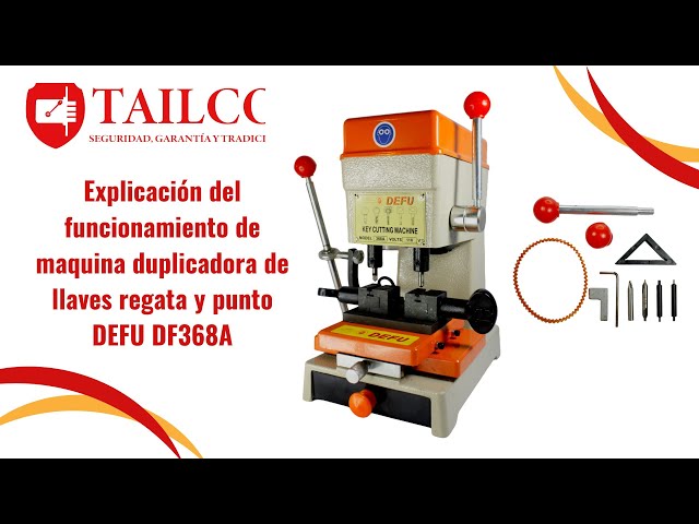 Máquina Copiadora De Llaves Automática Y Manual RH2 DEFU - TAILCO -  Seguridad, Garantía y Tradición