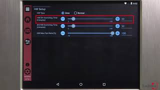 Smart Touch Control - Hot Water Setup
