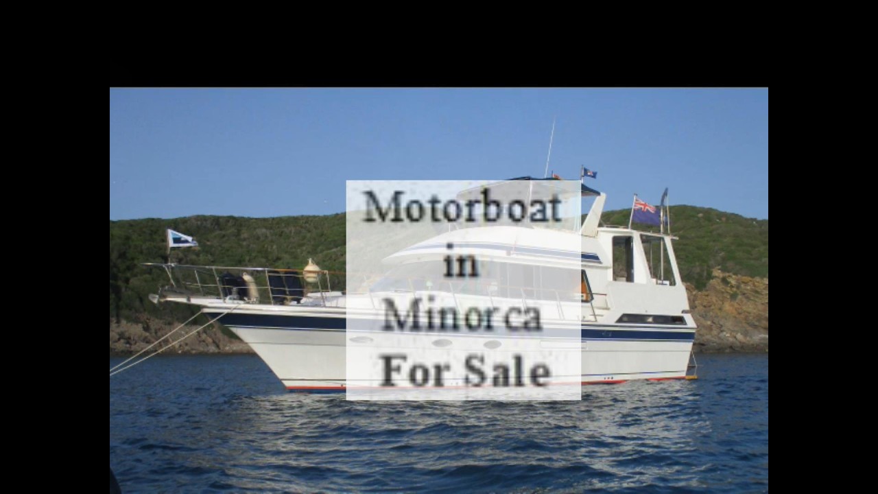 ⁣Motorboat for sale in Minorca