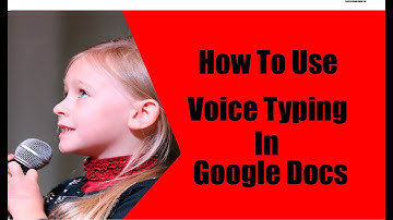 how to do voice typing in google docs in English and Urdu