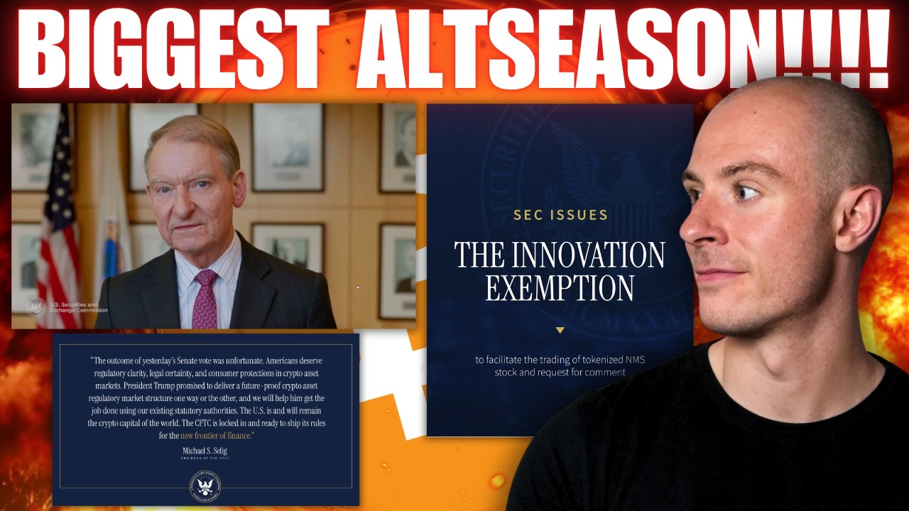 The SEC Just Confirmed The Greatest ALTSEASON Of Out Lifetimes!!! One More DIP Or FULLSEND....