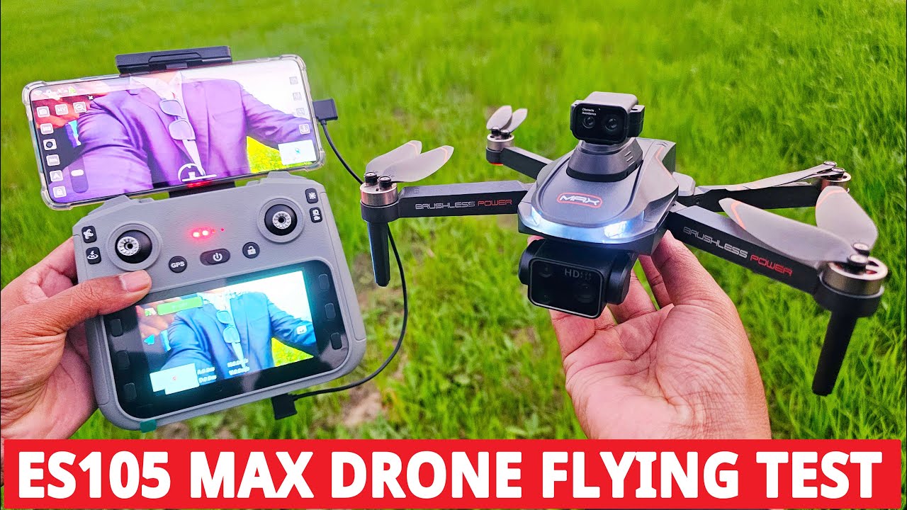 ES105 GPS Drone Flying Test | Long Range 5KM | Best Cheap Drone 2026