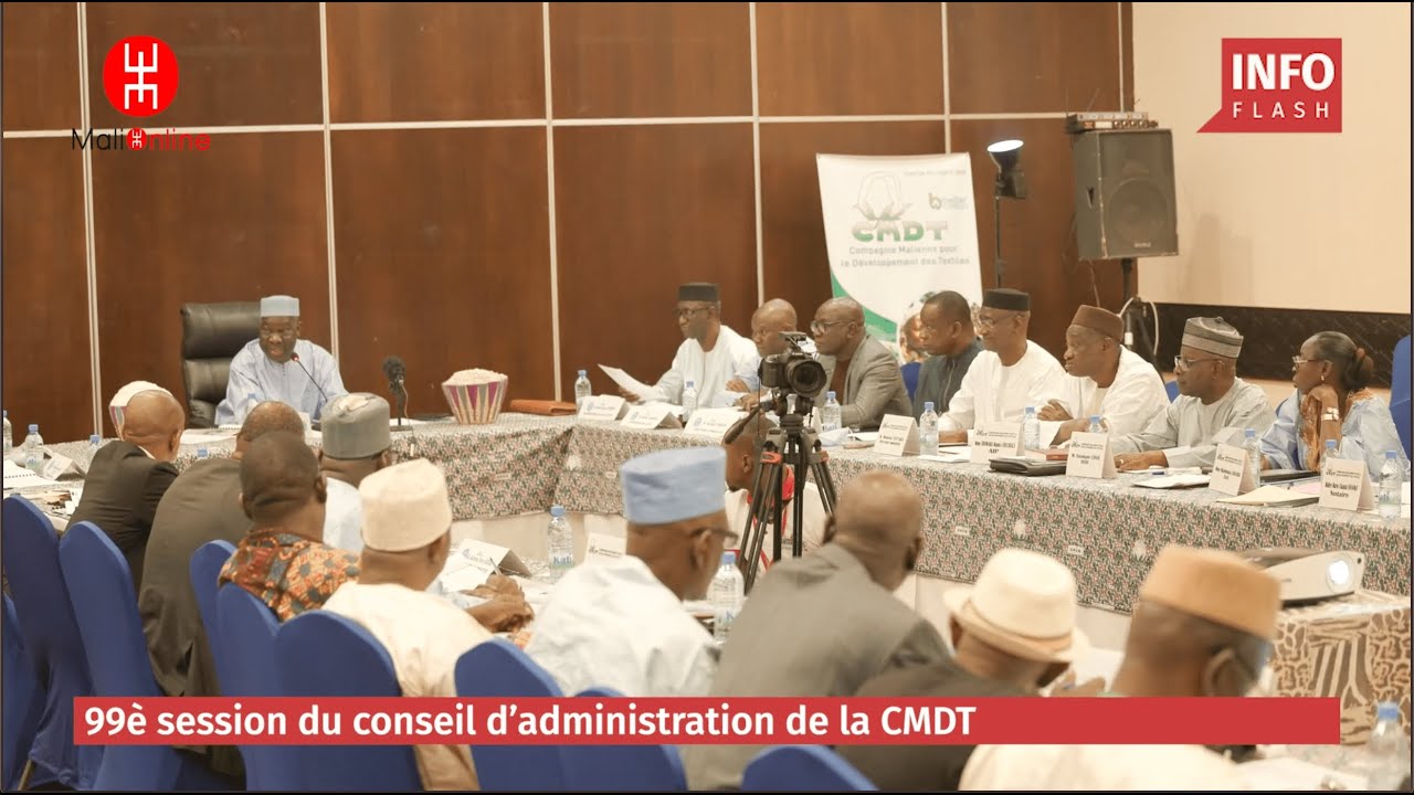 99e SESSION DU CONSEIL D'ADMINISTRATION DE LA CMDT - YouTube