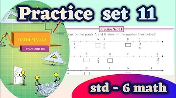 Problem set 11 , std 6 , math , maharashtra board