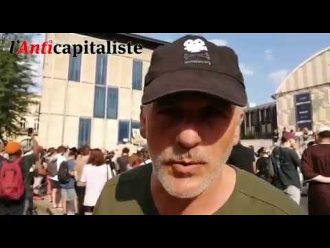 P. Poutou au rassemblement de solidarité avec George Floyd