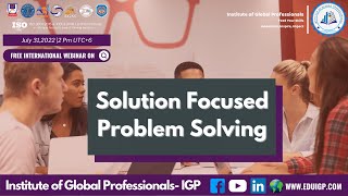 Solution Focused Problem Solving