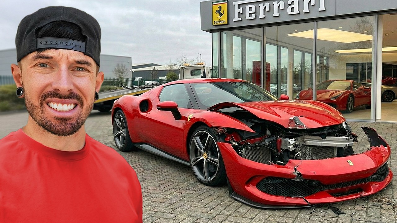 REBUILDING A $330,000 WRECKED FERRARI 296, on YouTube