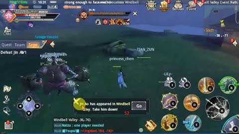 Sword Of Shadows.Lv 90---Tyrant Combat---Savage Despot of Windbell Valley---Tyrant Jin Ao