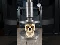 Skull vs 1000 KG Hydraulic Press | Science Test #shortvideo #viralshorts #hydrolics #usa #newyork