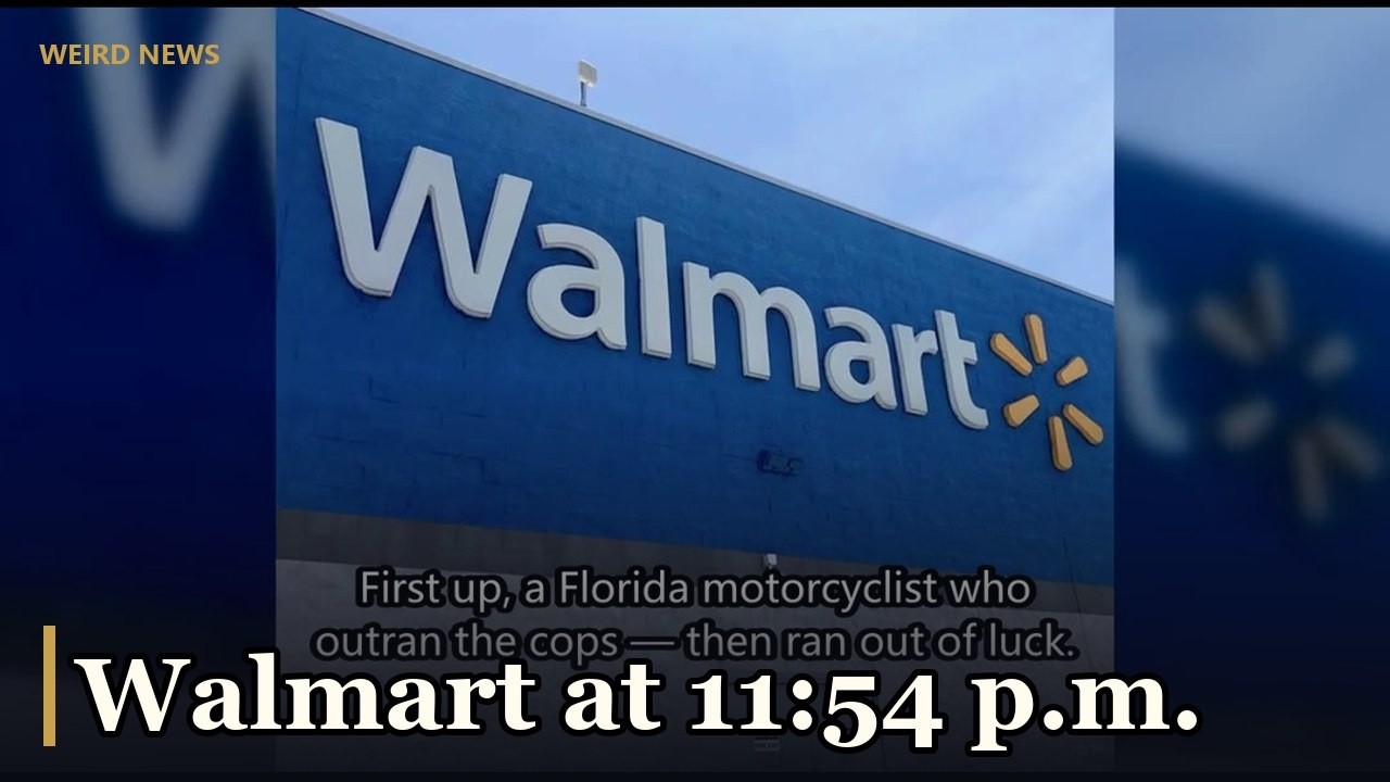 Absurd: 10-Foot Cop Gaze: Florida Man Motorcyclist Arrested Months Later at Walmart #Shorts