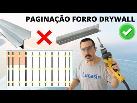 FORRO GESSO DRYWALL TABICA X CANTONEIRA COMO FAZER