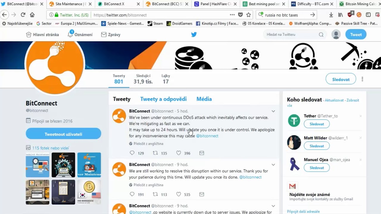 Nákup na Binance, údržba Bitconnectu a nové nastavenie poolu na HF (CZ/SK)