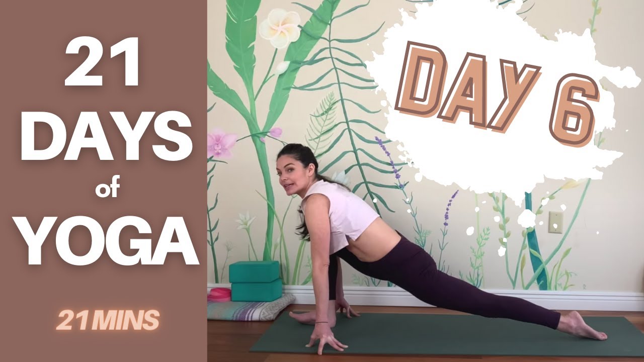 DAY 6 - HIP FLEXORS 🤤 MELLOW YOGA PRACTICE - 21 DAY CHALLENGE with Leigha Butler