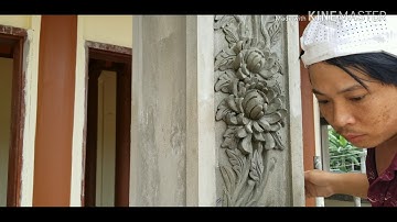 DIY - ❤️ CEMENT CRAFT IDEAS ❤️ - đắp tranh bằng xi măng cát nhanh mà đẹp ( tranh hoa cúc )