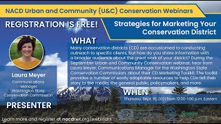 Strategies for Marketing your Conservation District - September 2021