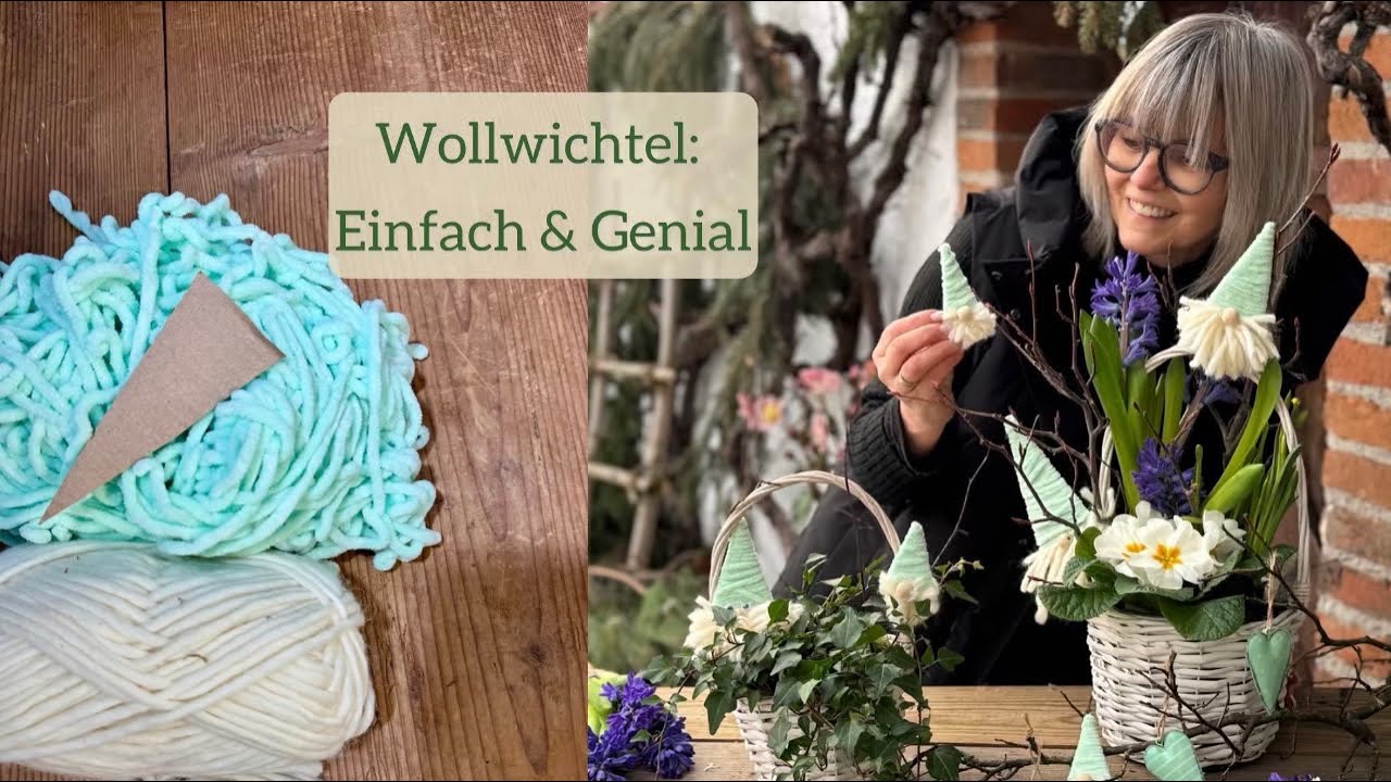 Dieser Wollwichtel passt das ganze Jahr – einfache Dekoidee🧶