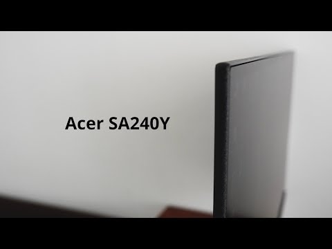 Acer SA240Y Quick Look | Awesome Budget 24" Monitor