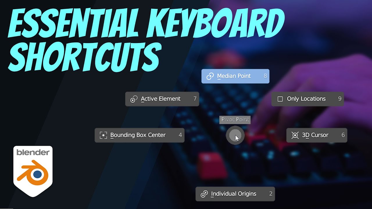 change keyboard shortcuts in blender