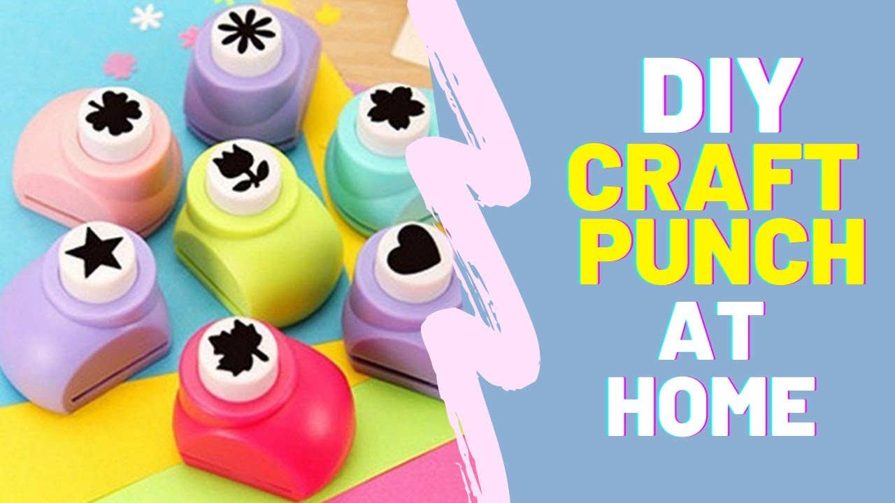 DIY homemade craft punch of different shapes, Homemade craft punch