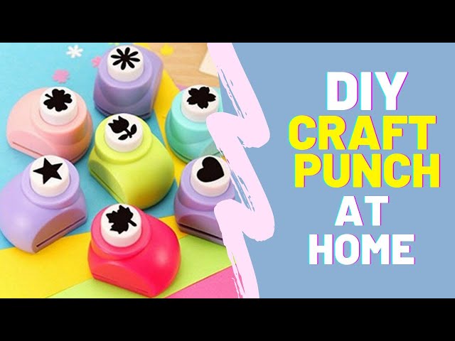 Diy Craft Star Punch - How to make paper craft punch machine at home