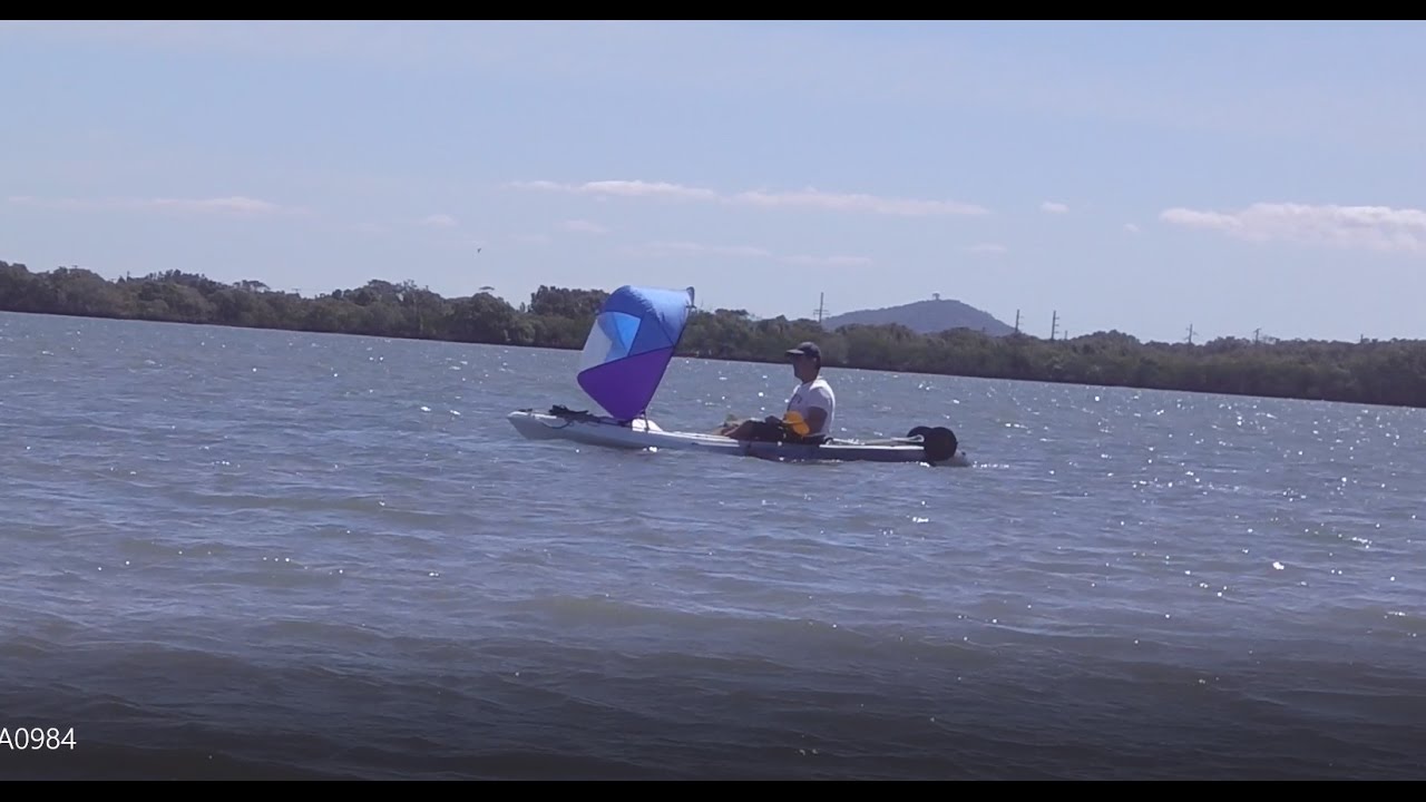 Cheap $24  Kayak Sail
