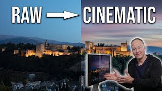 Alhambra at Dusk — RAW to Final Edit Adobe Camera Raw + Photoshop Sky Replacement screenshot 2