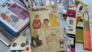 How to use vintage sewing patterns // easy journal tutorial