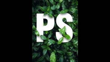 Adobe photoshop 2025 tips-Create a leaf text fusion effect #photoshoptutorial #cclearn