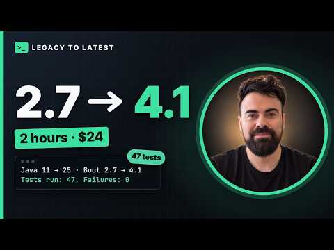 Spring Boot 2.7 to 4.1 with Claude Code: 2 Hours, $24