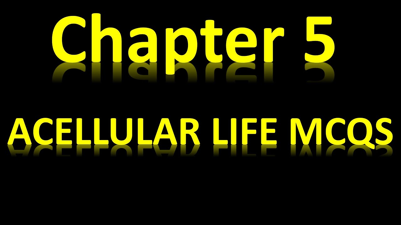 Chapter 5 Acellular Life MCQs For Medical Entry Test || Power Of Knowledge.