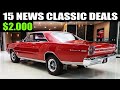 15 Cheap classic cars for sale by owner. Priced at $2,000 to $9,750