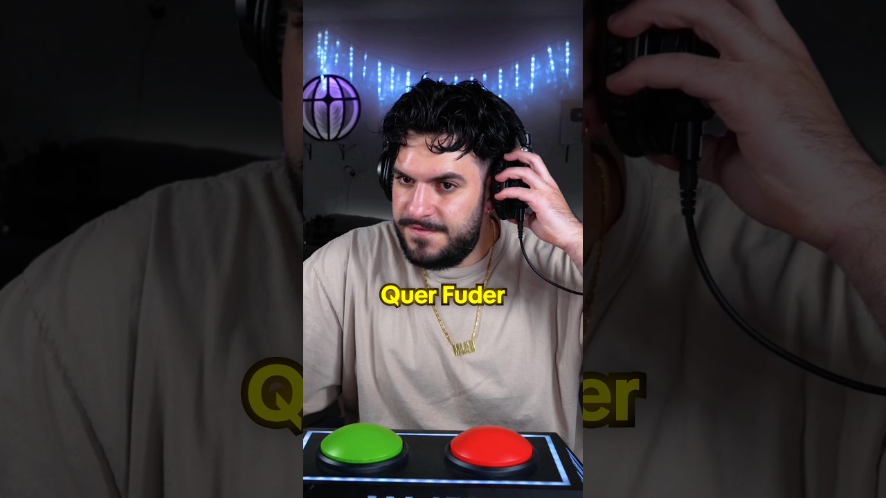 Majed reacts to “quer foder”.