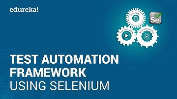 Test Automation Framework Using Selenium  | Software Testing Training | Edureka