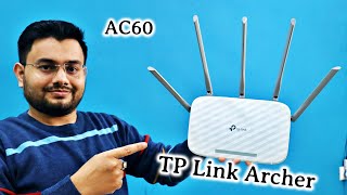 TP Link Archer C60 1350 MBPS Dual Band Router 🔥 Unboxing - Setup | Detailed Review