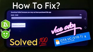 How To Fix Download Failed Error | How to download & install GTA vc on android and IOS screenshot 4