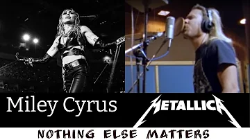 Reaction - Miley Cyrus covers “Nothing Else Matters” Metallica (Caution LOUD SOUND!)