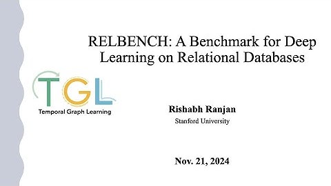 RELBENCH: A Benchmark for Deep Learning on Relational Databases