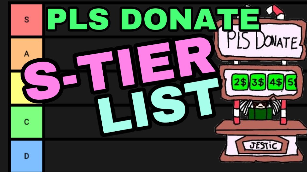 Create a STAND ON ROBLOX PLS DONATE.. Tier List - TierMaker