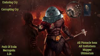 : Corrupting Cry  Enduring Cry  Juggernaut  Path Of Exile Necropolis 3.24