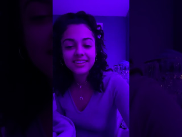 Malu Trevejo (@malutrevejo) archived Instagram live stream from April 15, 2020