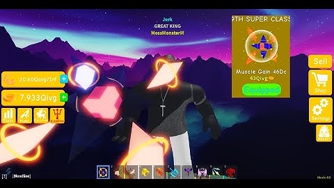 Getting 9th Super Class In Lifting Simulator