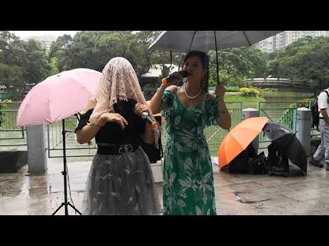 *天蠶變之再與天比高🐛帝女花🌷*~Singer 💃小紅｛飛月之星｝🙋‍♀️莉莉,--.屯門公園,19-0604.